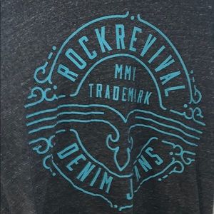 Men’s Rock Revival Gray XXL Tee